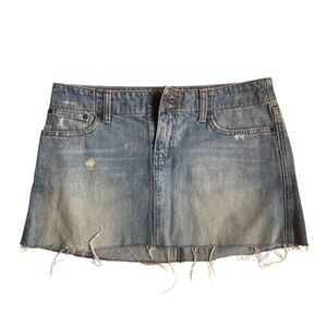 Vintage Abercrombie & Fitch Denim Mini Skirt - Size 2